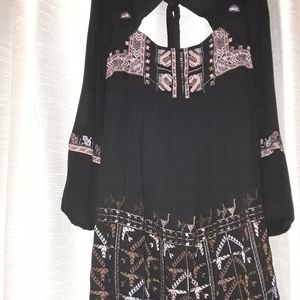 Free people embroidered boho top new with tags